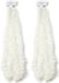Inge Christmas Goods Guirlande - 2x - guirlande - blanc - 270 cm - guirlandes en aluminium