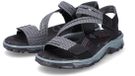 Rieker dames trekking sandalen 68871-00 zwart