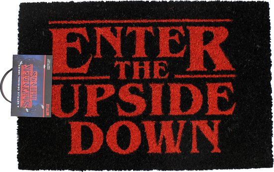Stranger Things Enter The Upside Down Deurmat - Officiële Merchandise - 60 x 40 cm