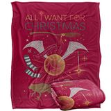 HARRY POTTER Silky Touch Super Soft Sprei Deken, 152 x 127 cm