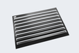 Evolar EVO-LOUVRE-XSB - Achterplaat uitbreiding voor EVO-COVER - Maat XS - 90 x 60 cm - Gepoedercoat - Aluminium - Zwart