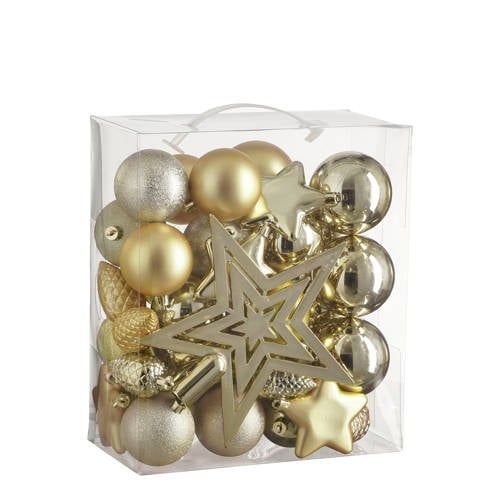 House of Seasons Kerstbal (set van 40) (ø8 cm)