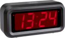 TFA Dostmann 60.2024.10 Wekker Quartz Antraciet Alarmtijden: 1
