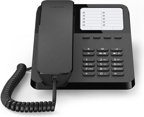 Gigaset DESK 400 Analoge telefoon Zwart