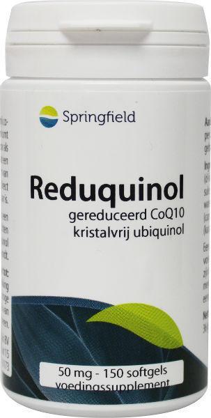 Springfield ReduQuinol Ubiquinol Q10 50mg Softgels 150st