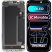 MP Écran tactile compatible avec Apple iPhone 17 Pro Max, avec cadre, OLED FHD IC version mobile, noir