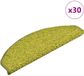 vidaXL Trapmatten 30 stuks 65x21x4 cm groen halfrond groot