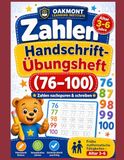 Zahlen Handschrift-Übungsheft: Zahlen von 76 bis 100: Zahlen nachspuren & schreiben – Frühe mathematische Fähigkeiten fördern | Alter 4–7
