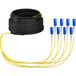 EFB Elektronik O8321S20OS2 InfiniBand en Glasvezelkabel 20 m 8x SC U-DQ(ZN) BH Zwart, Blauw, Geel