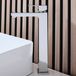 Hudson Reed Kubix Mitigeur Lavabo Haut - Robinet Vasque - Laiton Chromé Moderne
