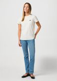 Wrangler PIPER VELVET SKY Jeans W30 x L32 Blauw Straight Fit Katoen Vrouwen