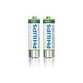 Philips LFH0153 NiMH (1,2 V, 1600 mAh) voor Philips Pocket Memo dicteerapparaten LFH0388, LFH0488 (2 stuks)