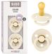 BIBS Colour Fopspeen - 6-18 mnd - 2-pack - Rond - Ivory