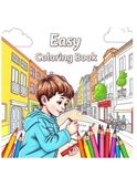 Easy Coloring Book: Children's City Life