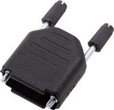 encitech DPPK09-BK 6261-0101-01 D-sub behuizing Aantal polen: 9 Kunststof 180 ° Zwart 100 stuk(s)