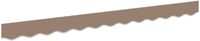 vidaXL - Vervangvolant - voor - zonnescherm - voor - 4 - m - Taupe - Polyester