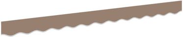 vidaXL - Vervangvolant - voor - zonnescherm - voor - 4 - m - Taupe - Polyester