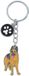 OEM Allecto plus - Leuke Metalen Hond Sleutelhanger voor Tas met ID Tag - Puppy Duitse herdershond Sieraad