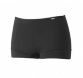 Avet 3844 dames boxershort microfiber - Dames polyamide hoge onderbroek - Badstof kruisje - ondergoed - Zwart / L