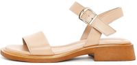 DERIMOD Platte Sandalen Dames Leer Beige 38
