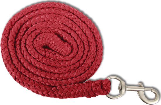 Waldhausen Halstertouw Plus met Karabijnhaak - Bordeaux - Paard