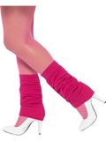 Smiffys Legwarmers, Hot Pink, jaren 80 verkleedaccessoires voor volwassenen