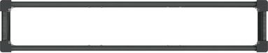vidaXL Verhoogde plantenbak Grijs 150 x 30 x 72 cm WPC en Aluminium