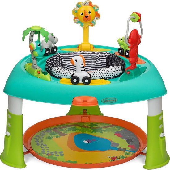 Infantino Speeltafel Zit Staan En Spin - Multicolor