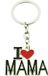 Minigadgets I love Mama sleutelhanger - Zwart/Rood/Zilver