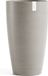 Ecopots Stockholm High 60 - Taupe - Ø35 x H60 cm - Ronde taupe bloempot