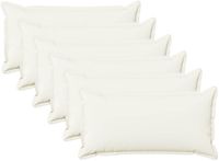 vidaXL - Kussensloop - 6 stuks - Wit - 40 x 70 cm