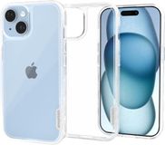 Smartish iPhone 15 Slim Case - Gripmunk - [Lichtgewicht + beschermen] Dunne Grip Cover met valbescherming - Duidelijk Helder