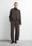 COMMA Broek donkerbruin