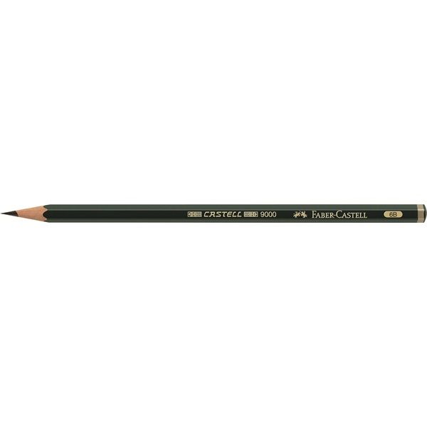 Faber-Castell 9000 Potlood - 6B - 1 stuk