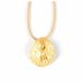 YPSILANTI Shabama Ketting Dames Calobra Cool Blik Met goudglans Nylon Beige 1 m