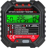 Habotest Testeur de prise avec écran numérique HT107D