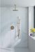 FortiFura Calvi inbouw regendoucheset – Messing geborsteld