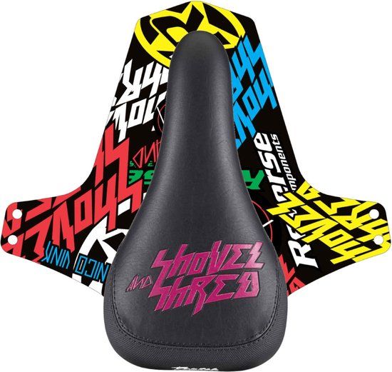 Reverse Nico Vink Shovel & Shred Zadel - zwart/roze