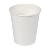 Générique 30 gobelets en carton écologique, pour café, expresso, 12 cl, blanc