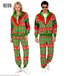 W WIDMANN MILANO Party Fashion W WIDMANN Kerst Trainingspak Groen Rood Unisex - Maat S