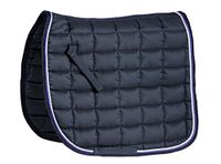 Equi-Theme/Equit'M Unisex Adult 204447715 Polyfil Epais zadeldek - marineblauw/paars/wit contrasten, één maat