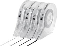 Holtz Magnetoplan 40102, Markeertape voor feesten, Zwart, 1,6 mm, 8000 mm