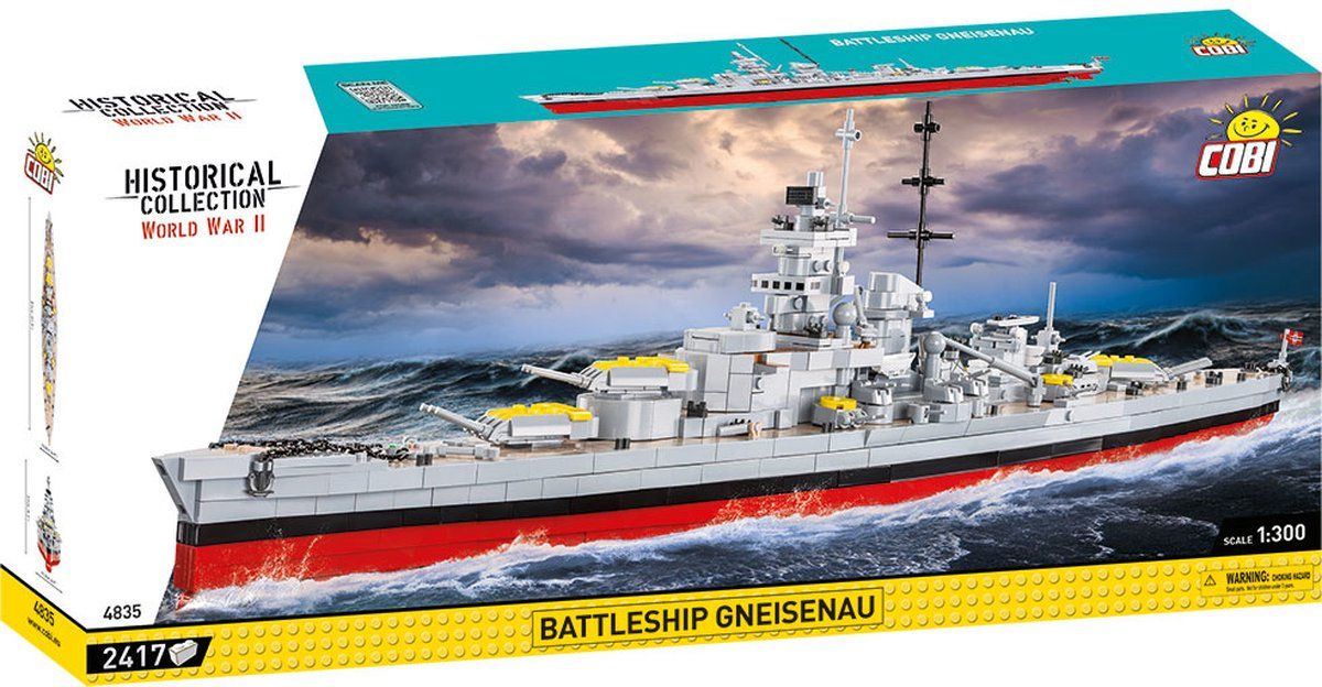 Cobi WW2 4835 Battleship Gneisenau