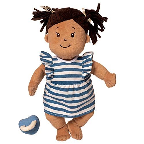 Manhattan Toy Baby Stella Beige met Bruin Haar 38.1cm Zachte Eerste Baby Pop