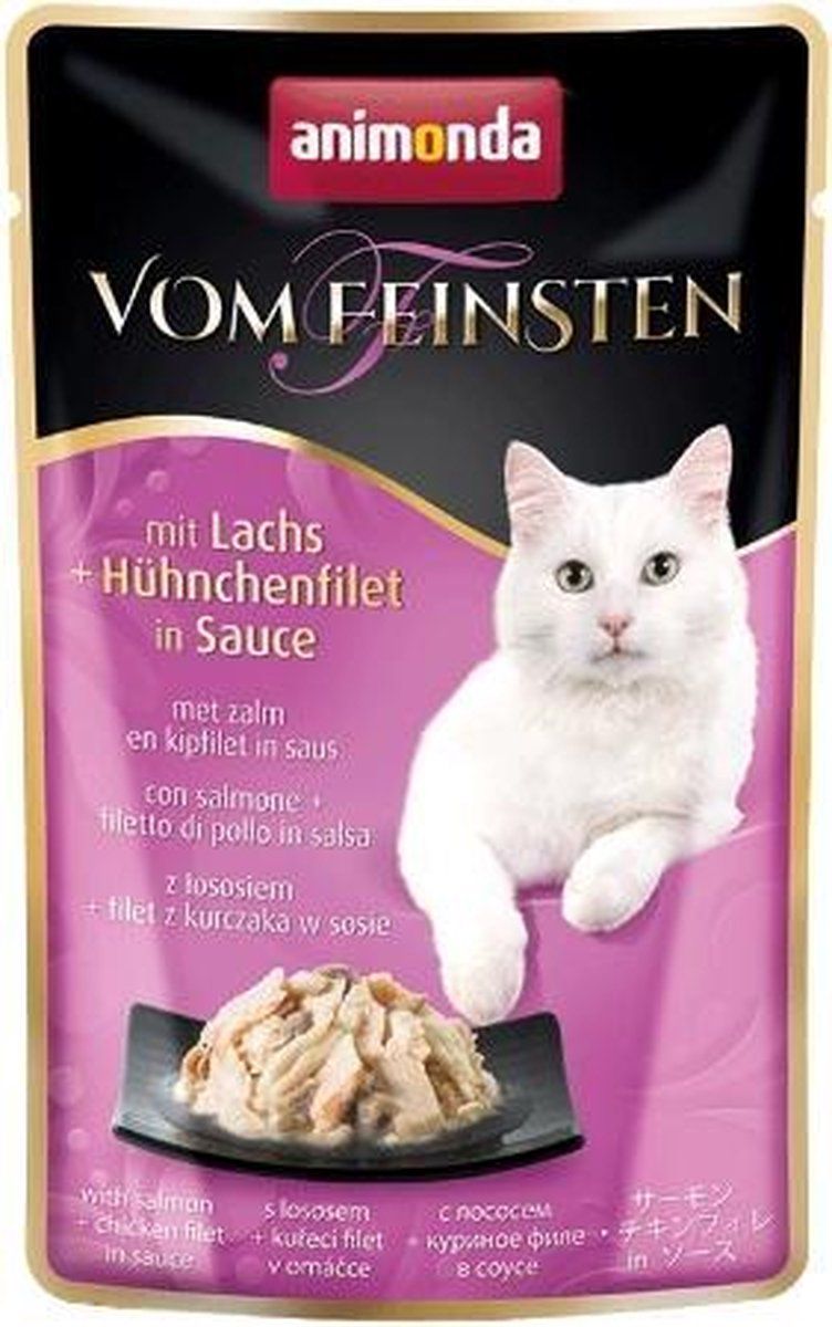 Animonda Vom Feinsten - Kipfilet/Zalm - 18x 50 gram