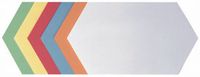 Franken Moderatiekaarten Koningswafelvorm, 165 x 297 mm, Meerkleurig