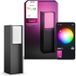 Philips Hue Turaco Antracietgrijs IP44 LED Wandlamp met Verlichting