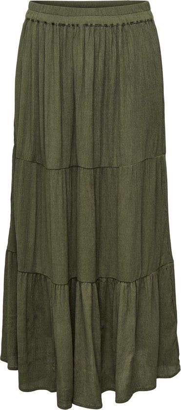 ONLY ONLMIKKA LIFE LONG SKIRT WVN NOOS Women's Skirt - Size M - Grape Leaf