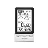 La Crosse Technology WS6819 weerstation met voorspelling, temperatuurwaarschuwingen en comfortindex - zwart