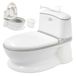 Interbaby Draagbaar urinoir wit met lichtketting en ontladingsgeluid | 18 maanden - 2 jaar | comfortabel, veilig, leuk | papieren rolhouder, antislip basis